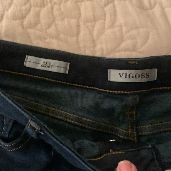 Button fly denim shorts - Picture 3 of 4